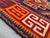 Maimana Kilim Area Rug, Handwoven Wool, 7x10, Indigo & Orange For Sale - Image 10 of 12
