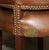 Hand-Dyed Brown Leather Halo Barrel Back Dining Chairs from Heritage, Set of 4 For Sale - Image 13 of 18