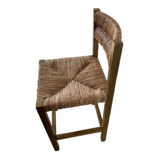 Pottery Barn Woven Counter Stool For Sale