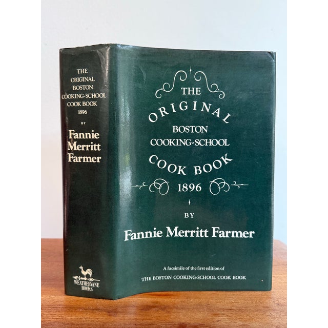 A facsimile of the first edition of The Boston Cooking School Cook Book by Fannie Merritt Farmer. Originally published in...