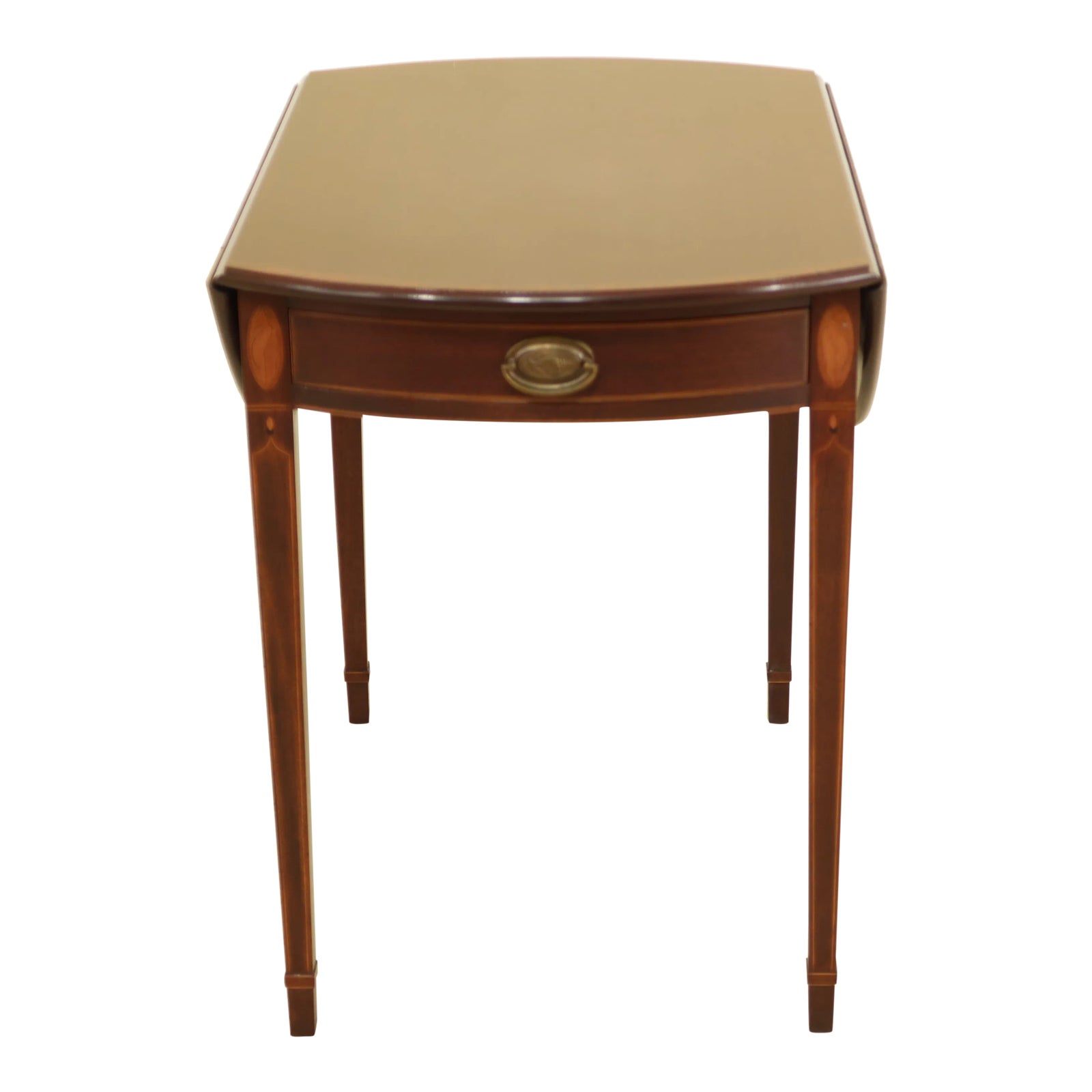 Biggs Federal Style Inlaid Mahogany Pembroke Table Chairish