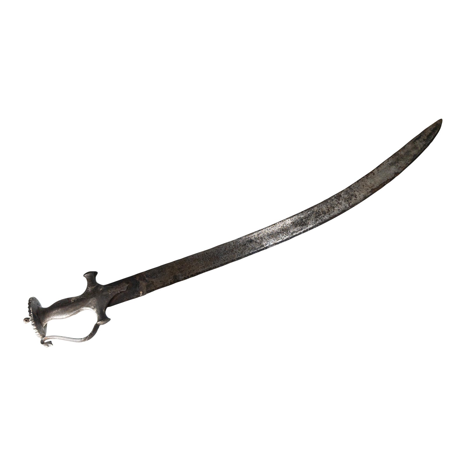18th Century Indian Mughal Period Steel Tulwar Sword | Chairish