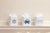 French Country Blue Hydrangea Tissue Box Cover White Linen & Cotton, Embroidered For Sale - Image 3 of 6