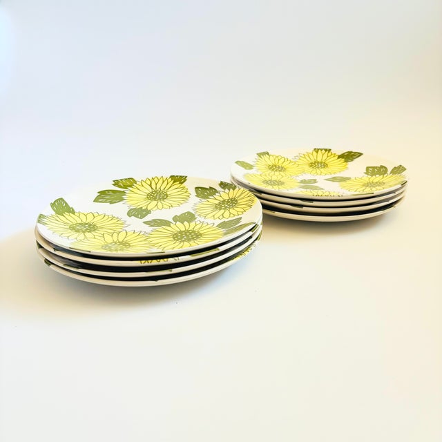 Mid 20th Century Mid Century Modern Royal Ironstone Sunshine Dinner Plates - Set of 4 For Sale - Image 15 of 15