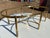 Vintage Mid Century Cocktail Labarge Style Brass and Glass Oval Coffee Table For Sale - Image 13 of 17