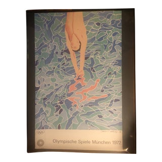 David Hockney Munich Olympics 1972 Poster For Sale