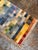 Red 2ft 2in × 6ft 8in Elson & Company Color Chart Runner Rug For Sale - Image 8 of 12