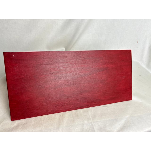 2000 - 2009 Pair of Red Corbels For Sale - Image 5 of 8