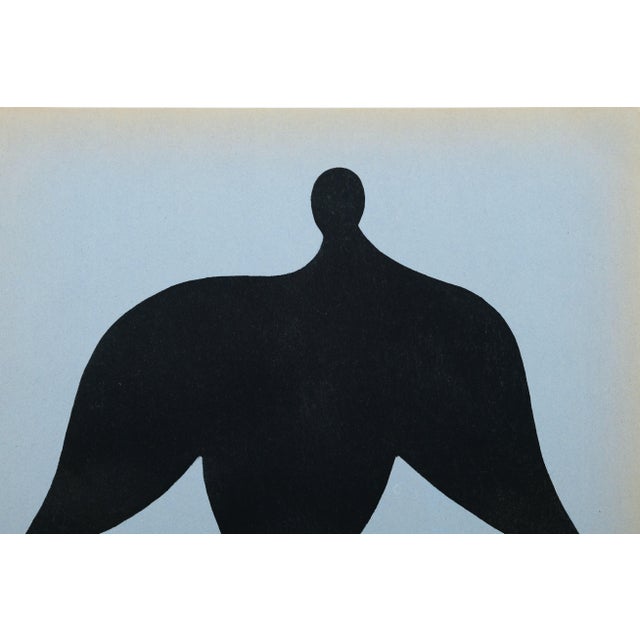 Jean Arp (1886-1966) Birdman Original color stencil On heavy paper, 24 x 31 cm (approx. 9 x 12 inches) Published by the...