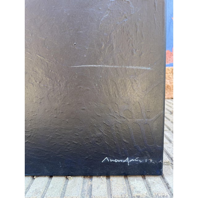 Ricardo Avedaño, Moon, 2000s, Oil Painting on Canvas For Sale - Image 3 of 4