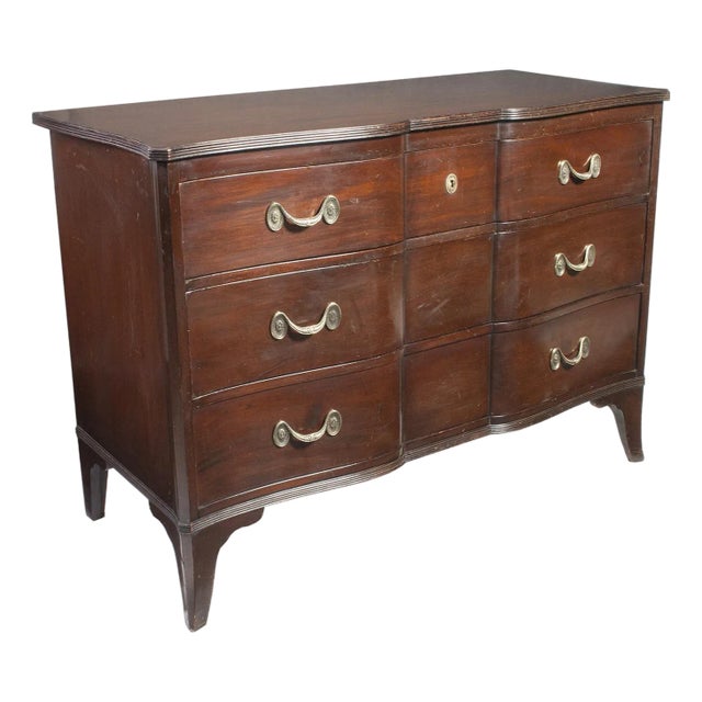 1940s Vintage John Widdicomb by Ralph Widdicombe 3 Drawer Chest W/Tags and Stamp For Sale