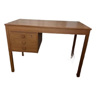 1990s Danish Teak Desk For Sale