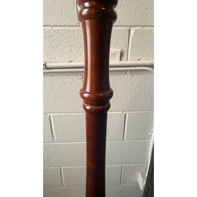 Traditional Mahogany Coat Rack With Brass Hooks, Break-Down Design ...