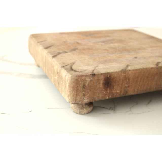 Mid-Century Butcher Block Chopping/Carving Board For Sale - Image 4 of 4