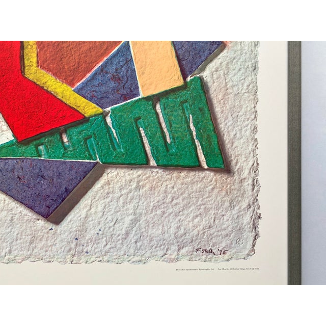 Frank Stella Vintage 1975 Lithograph Print 