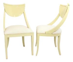 Vintage 1980s Pietro Costantini for Ello Furniture Dining Side Chairs - A Pair