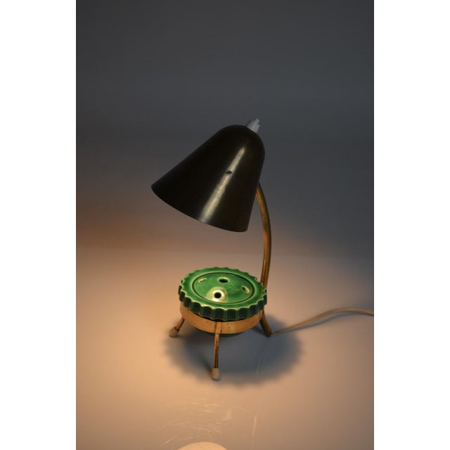 French Table Lamp by Jacques Biny, 1950s For Sale - Image 12 of 18