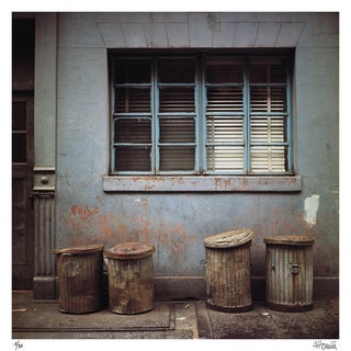 Michel Hosszù, Garbage Cans - New York 1964, 2019, Silkscreen For Sale