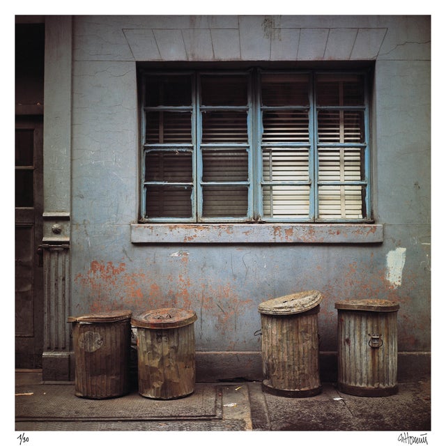 Michel Hosszù, Garbage Cans - New York 1964, 2019, Silkscreen For Sale