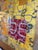 Gold Original Gallery Contemporary Abstract Mixed Media Titled “Potion/Limes” by New York Artist, Peter Opheim (B. 1961) For Sale - Image 8 of 11
