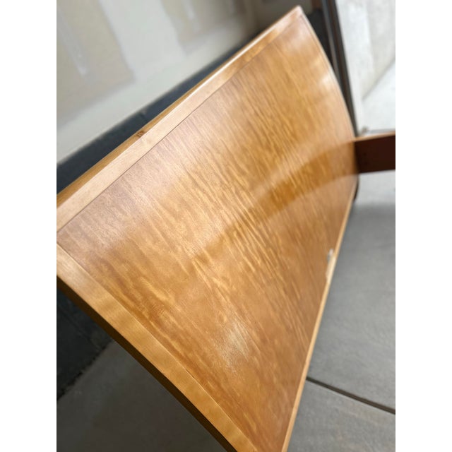 Contemporary Baker Maple Queen Sleighbed For Sale - Image 3 of 10