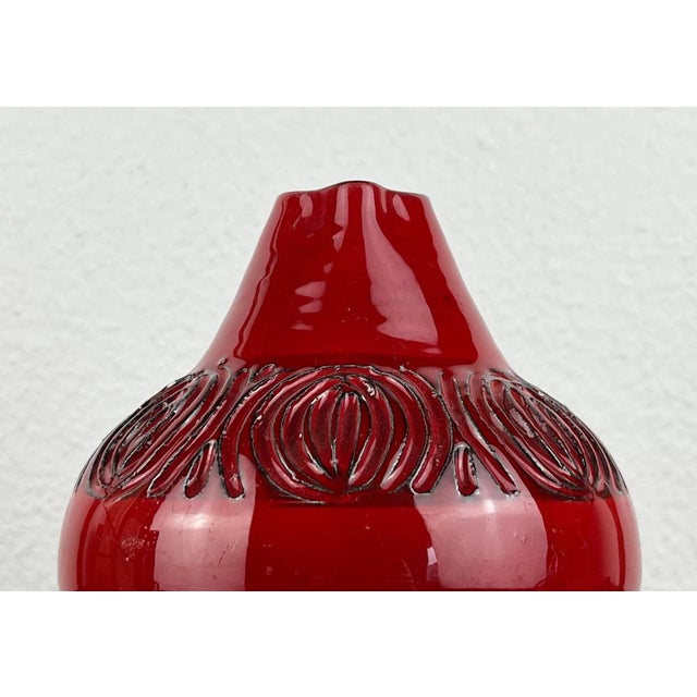 Mid-Century Modern Mid-Century Italian Ceramic Carafe Vase, 1960s For Sale - Image 3 of 18