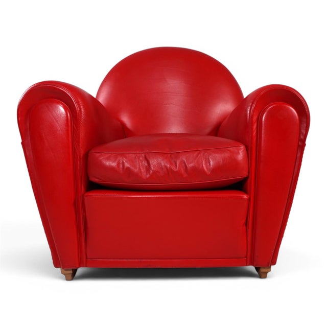 Vanity Fair Leather Armchair by Renzo Frau for Poltrona Frau, 1990 For Sale - Image 18 of 18