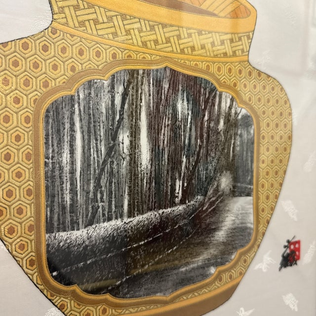 Original Painting on Silk by Hisashi Otsuka For Sale - Image 9 of 9