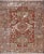 Antique Persian Heriz Rug Featuring Geometric Medallion Design in Rust and Ivory 4'8 X 6'2 For Sale - Image 13 of 13