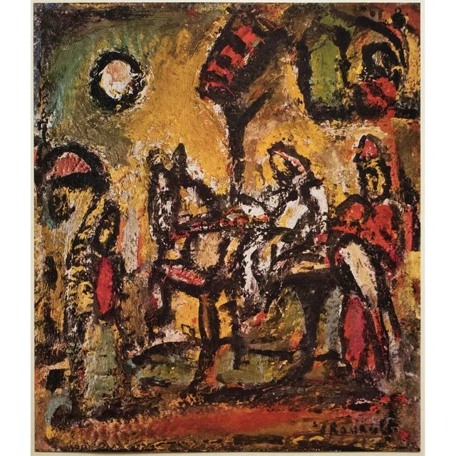 1950s After Georges Rouault "The Flight Into Egypt", First Edition Period Lithograph For Sale In Dallas - Image 6 of 8