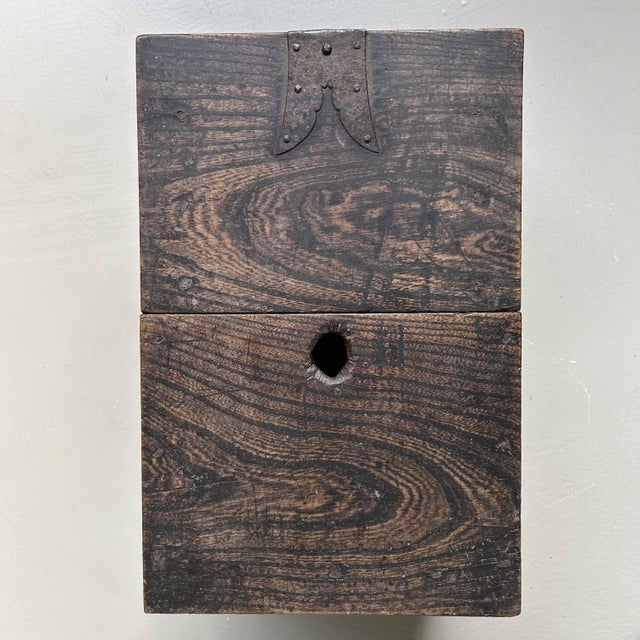 アンティーク雑貨 yakisoba Antique Wooden Zenibako Temple Offering Box, Japan, 1890s
