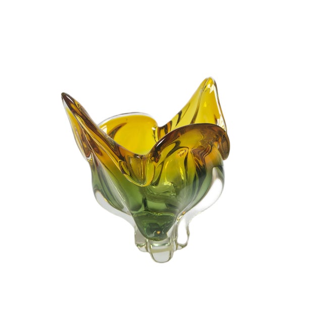 1960s Vase by J. Hospodka for Chribska Glassworks, Former Czechoslovakia, 1960s For Sale - Image 5 of 18