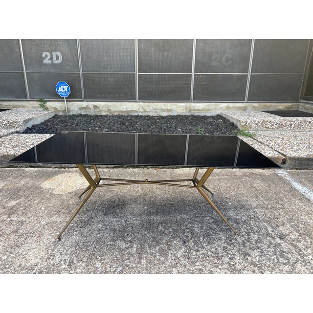 Mid-Century Modern 1940s Italian Modern Bronze Cocktail Table For Sale - Image 3 of 10