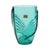 Vintage Turquoise Blue Glass Vase from Luminarc France, 1980s For Sale - Image 6 of 12