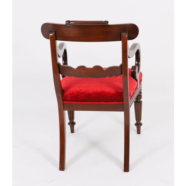 Antique 19th Century Regency Flame Mahogany High Dining Chairs, Set of 10 For Sale - Image 9 of 18
