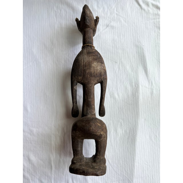 Antique African Carved Wood Fertility Statue For Sale - Image 4 of 13