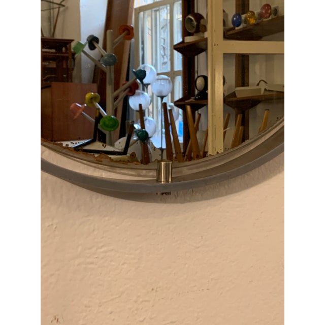 Vintage Metal & Rope Mirror For Sale - Image 3 of 6