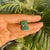 Art Deco Inspired Certified Natural Emerald 2 Stone Drop Earrings With Diamond Accents, a Pair For Sale - Image 4 of 11