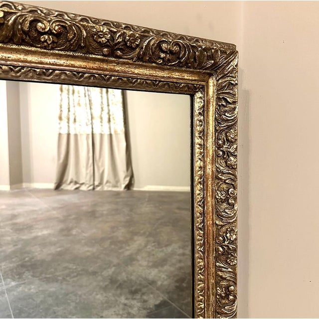 Vintage Louis XIV Gilded Mirror For Sale - Image 12 of 12