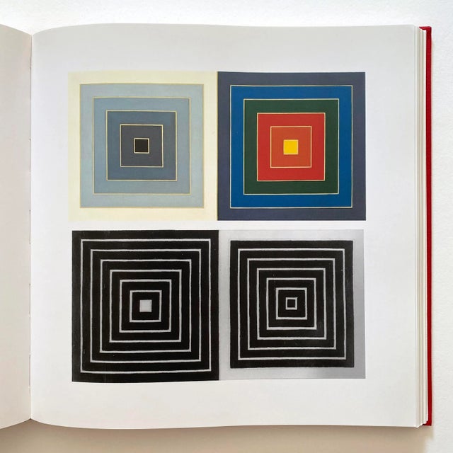 Frank Stella " Paintings 1958 - 1965 : A Catalogue Raisonne " Vintage 1986 1st Edtn Lithograph Print Landmark Volume Extra Large Hardcover Art Book For Sale - Image 9 of 13