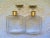 Antique Pair of Signed Ltyptane Paris Gold Star Design with Ornate Gold Stoppers Perfume Bottles For Sale - Image 9 of 13