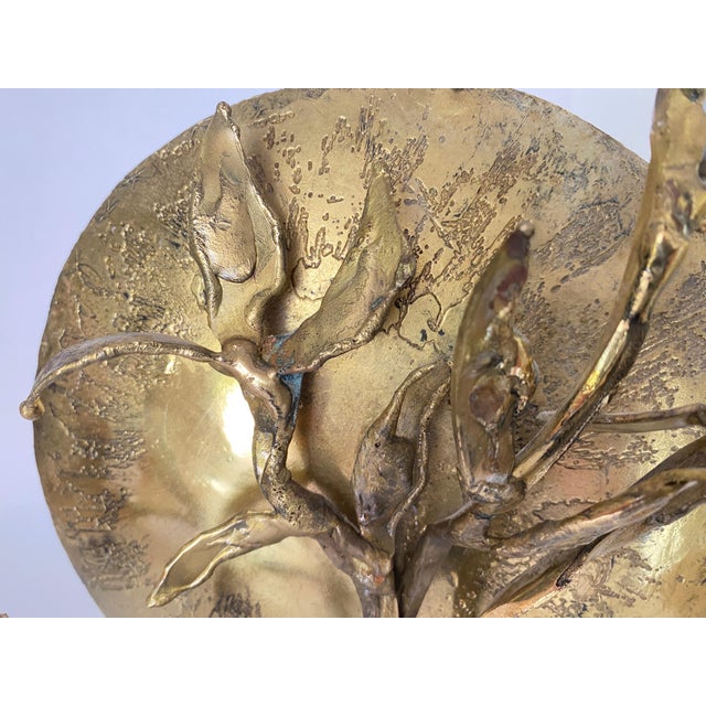 Gold Brass Sculpture in Brass and Aluminium by Tossello, 1999 For Sale - Image 8 of 15