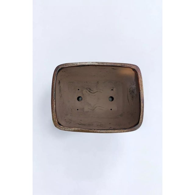 Late 20th Century Glazed Ceramic Bonsai Pot For Sale - Image 5 of 6