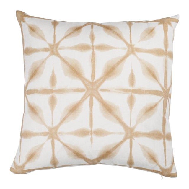 Schumacher Andromeda 20" Pillow in Sand For Sale