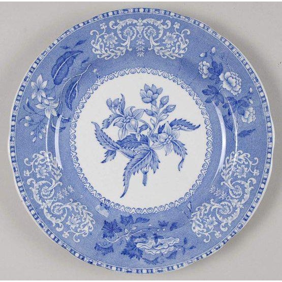 Spode Camilla Blue Scalloped Earthenware Salad Plates Set of 2 Chairish