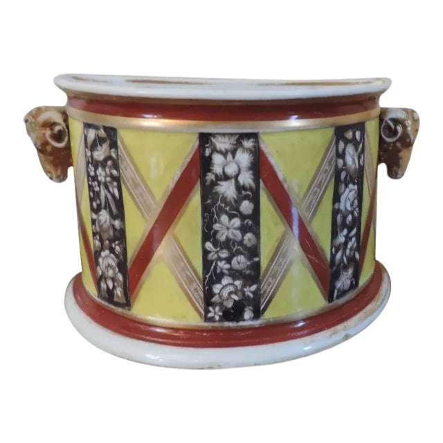 1800 - 1810 English George III Derby Porcelain Vase For Sale