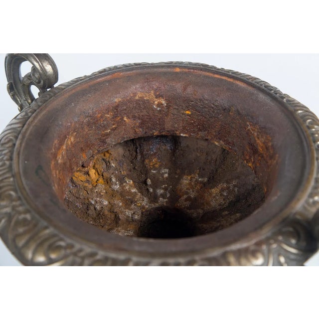 Cast Iron Urn, France, Circa 1900 For Sale In New York - Image 6 of 8