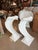 Vintage Pair Plaster Palm Beach Coastal Wave Swirl Console Table Bases For Sale - Image 11 of 12