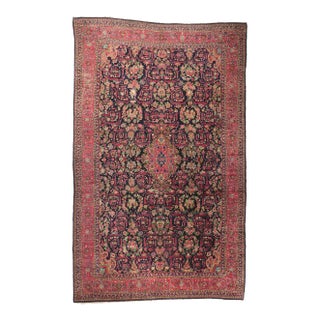 Antique Persian Malayer Room Size Rug, 12'08 X 20'05 For Sale