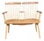 Late 20th Century Windsor Bench Solid Cherry Bench Bench Made by w.a. Mitchell Temple, Maine For Sale